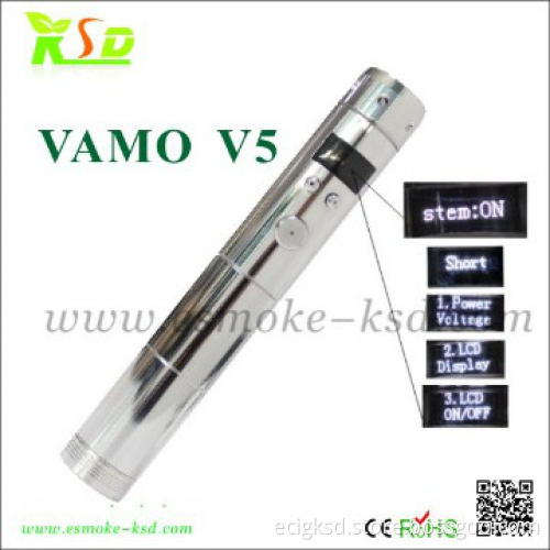 Best ecigaretts 18650 18350 vv mod Vamo V5 made of stainless steel